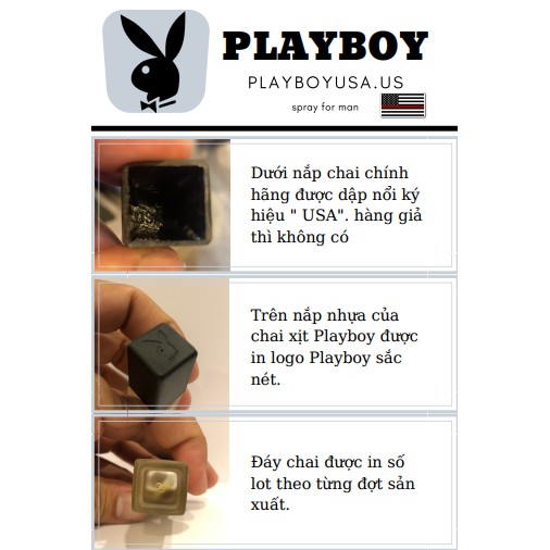[100% chính hãng] Playboy chai xịt khoáng tai thỏ tình yêu - Hiệu Quả cho phái mạnh - 5 ml