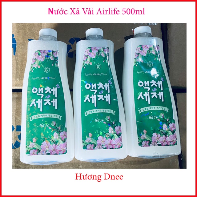 Nước Xả Airlife Làm Mềm Vải, Quần Áo 500ml