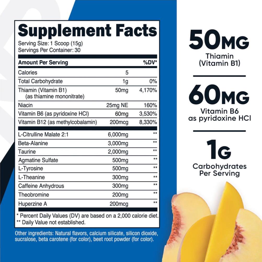 [GIÁ TỐT NHẨT] NUTRICOST PRE WORKOUT COMPLEX 60 SER | Tăng Sức Mạnh, Tỉnh Táo Và Nâng Cao Hiệu Suất Tập Luyện