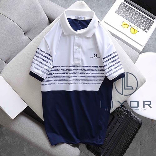 Áo thun polo nam áo phông nam có cổ thun cá sấu sọc in đơn giản cao cấp nhiều màu Liyorstore - ACB4060 | BigBuy360 - bigbuy360.vn