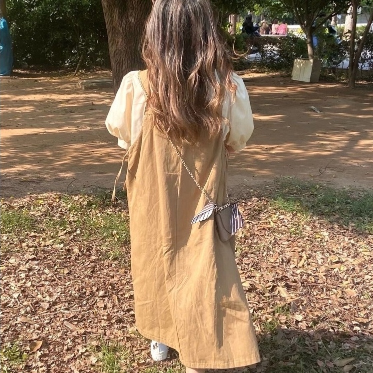 Set Đầm Yếm Thiết Kế Mới Ngọt Ngào Thời Trang Dành Cho Nữ