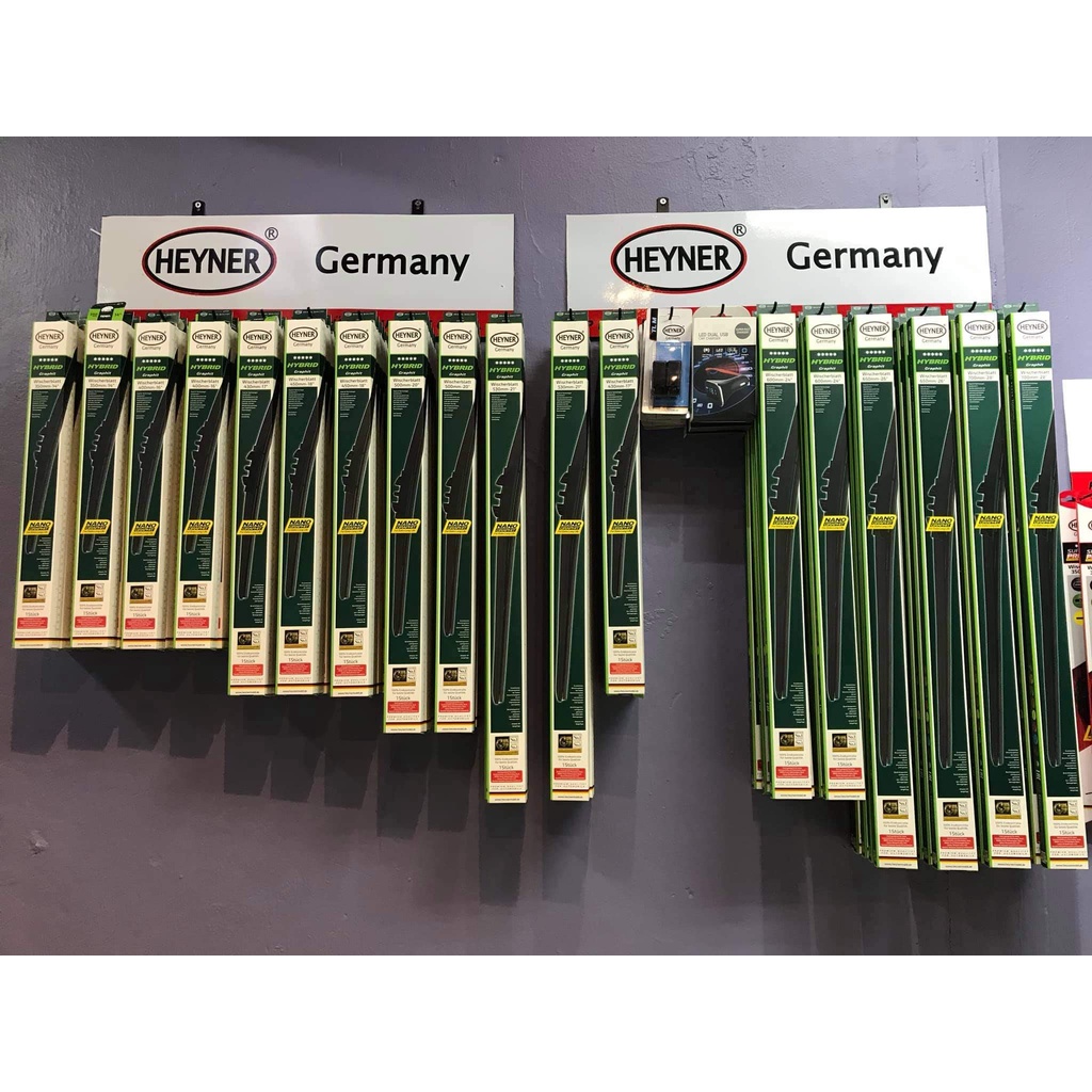 Gạt mưa ô tô Heyner Germany chính hãng công nghệ Hybrid Nano-Gạt mưa ô tô Xương mềm Heyner của Đức đủ các size 14-28inch