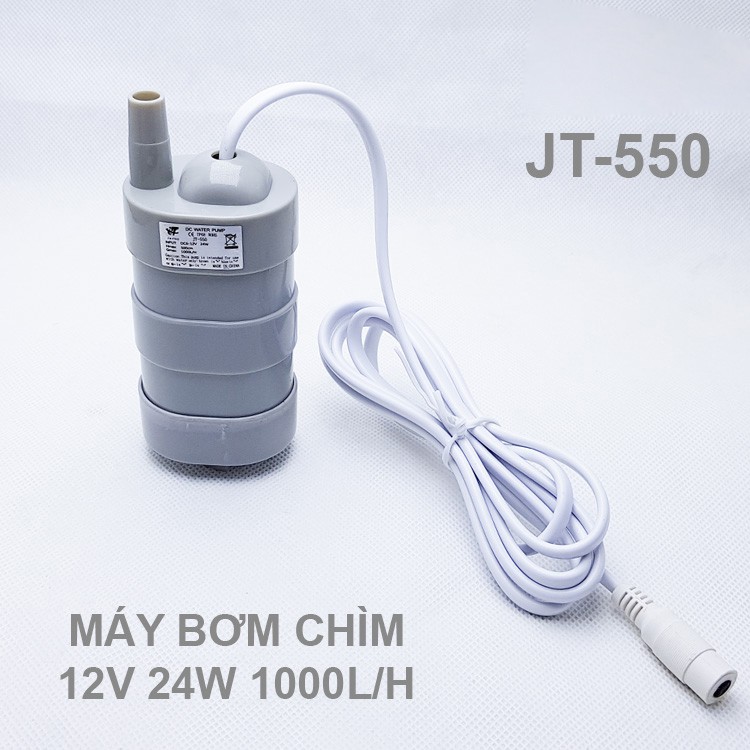 [XẢ HÀNG TỒN][NHẬP MÃ GIẢM NGAY 5%]Máy bơm chìm 12V 24W 1000L JT-550 - hỗ trợ kỹ thuật trọn đời | BigBuy360 - bigbuy360.vn