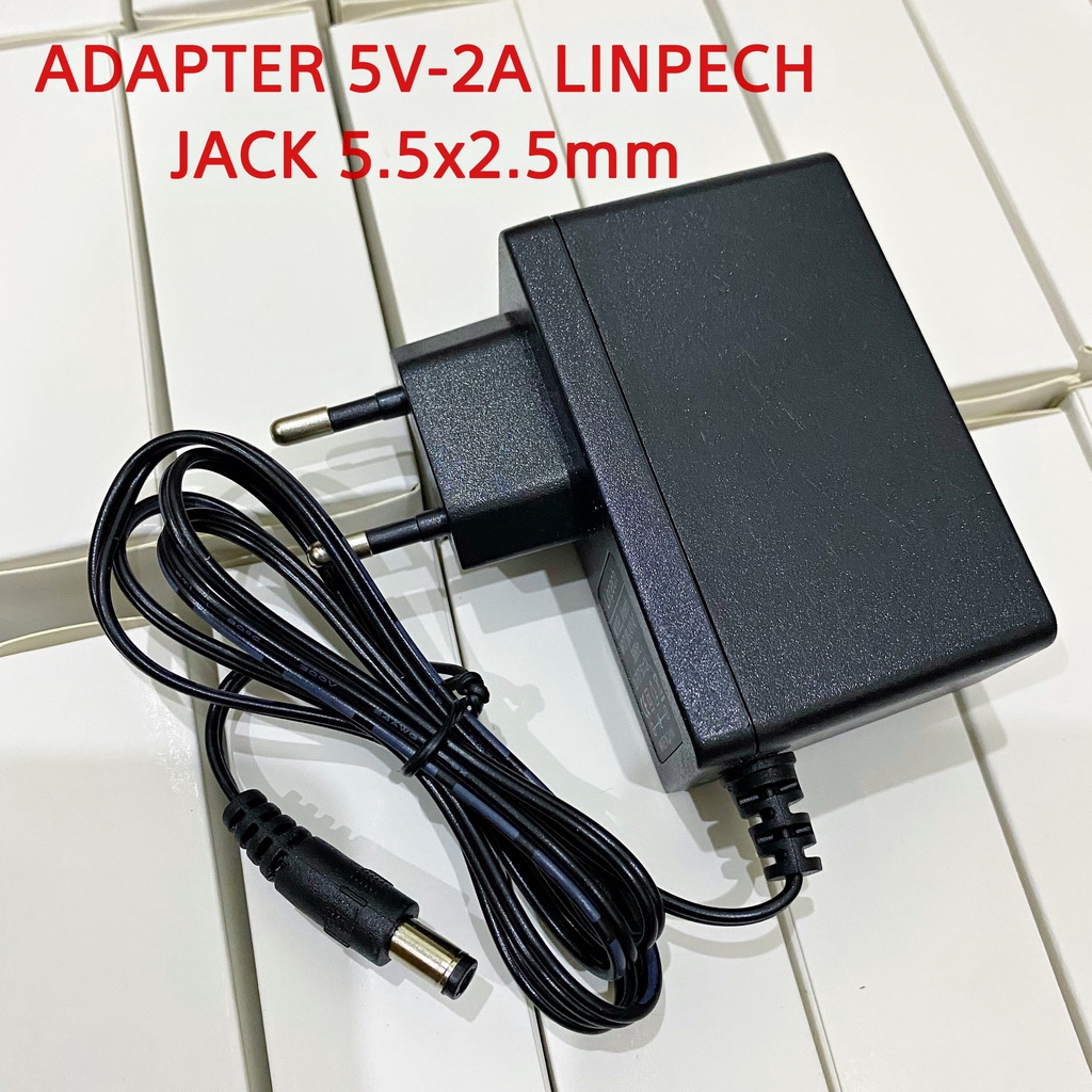Nguồn 5V2A Linpech chân to 5.5x2.1 chính hãng mới 100%. 5V2A Linpech