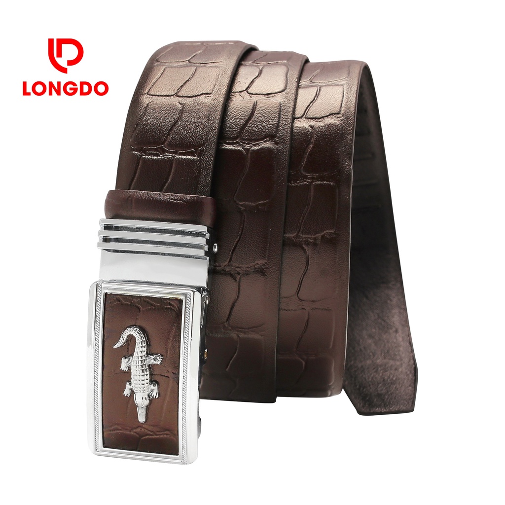Thắt lưng nam đẹp - Cam kết 100% da bò thật - Bảo hành 5 năm - Thương hiệu uy tín Longdo Leather - TL01
