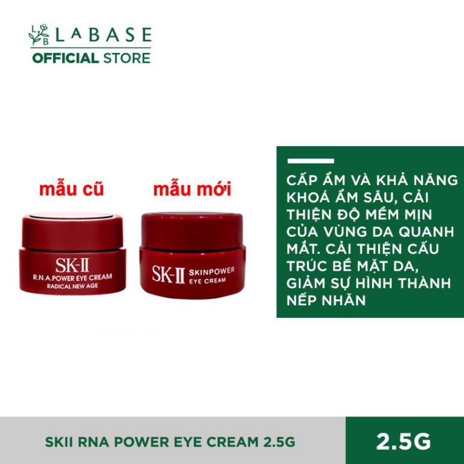 Kem Mắt Ngăn Ngừa Lão Hóa SKII Skin Power Eye Cream 2.5g XZ