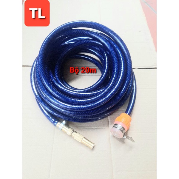 Vòi xịt rửa xe tlăng áp lực 5 - 30m, Vòi tưới cây bằng đồng có chỉnh tia lắp cho vòi nước nhà tiện dụng