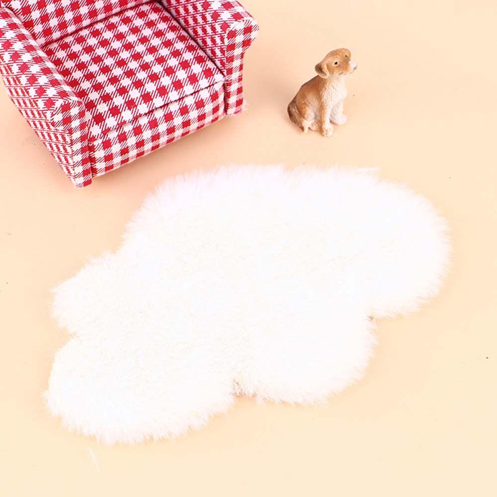 Thảm Lông Mini 3 1: 12 Dùng Trang Trí Nhà Búp Bê / Tiểu Cảnh / Làm Quà Tặng Cho Bé