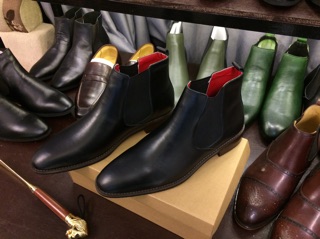 Giày Chelsea Boot Đế Phíp Da Bò