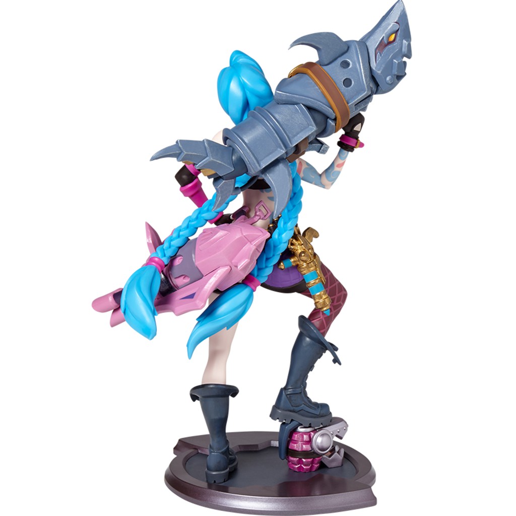 Mô hình LMHT Jinx 25cm - JINX UNLOCKED STATUE  - Figure LMHT Liên Minh Huyền Thoại