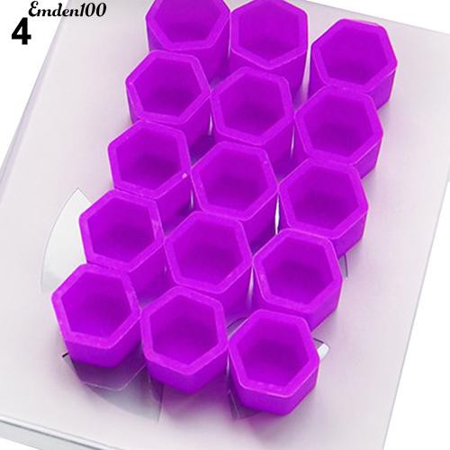 EMDEN Set 20 nút silicon chụp đai ốc bánh xe ô tô