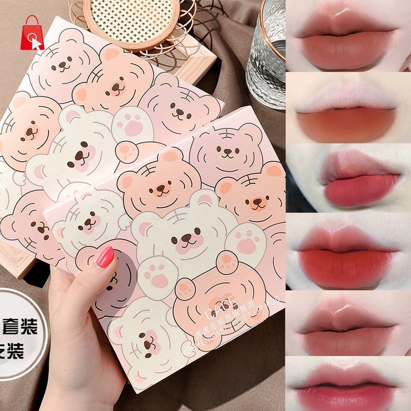 Set 6 Thỏi Son Kem Màu Sắc Thời Trang Dễ Phối Đồ