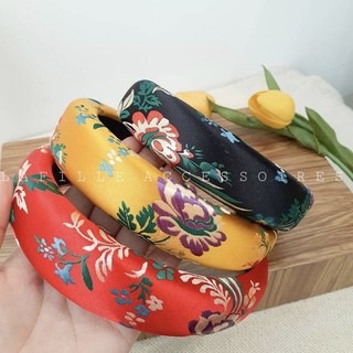 Cài tóc mấn vải gấm
