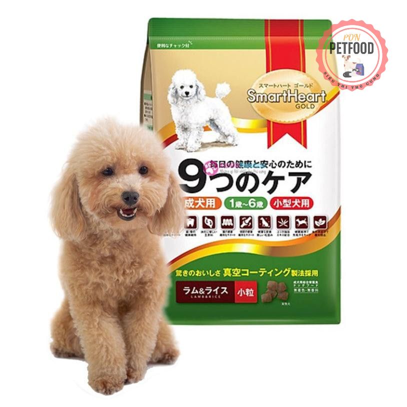 Thức ăn cho chó cỡ nhỏ Smartheart Gold Adult1kg (chó trên 1 năm tuổi) thưacs ăn chó Poodle