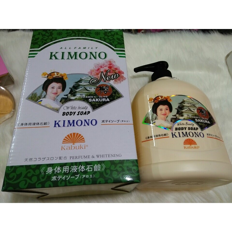 SỮA TẮM TRẮNG DA KIMONO CAP CẤP 1200ML