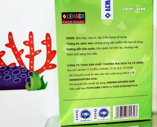 Khẩu trang 3D for kids - LeHaCo