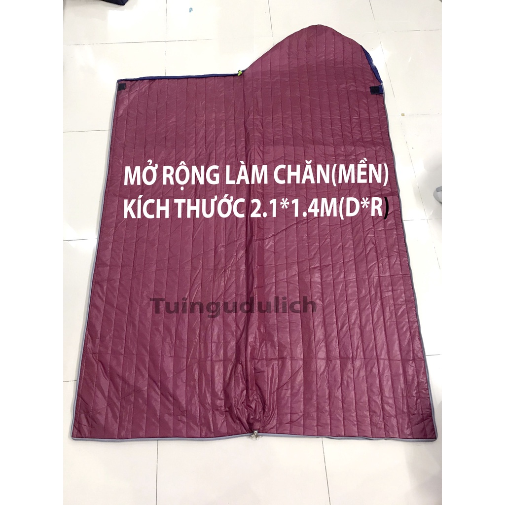 Túi ngủ văn phòng[Hình thật]chần gòn 3lớp cao cấp
