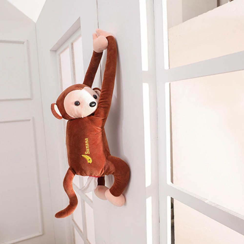 1 Hộp Đựng Khăn Giấy Hình Khỉ Dễ Thương