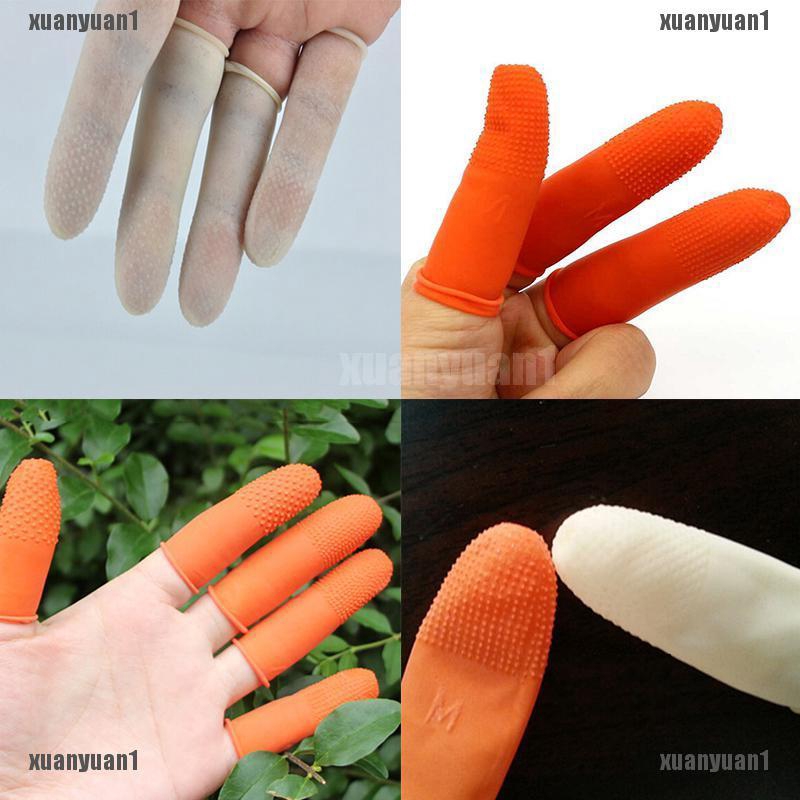 Bộ 100 Bọc Ngón Tay Bằng Cao Su