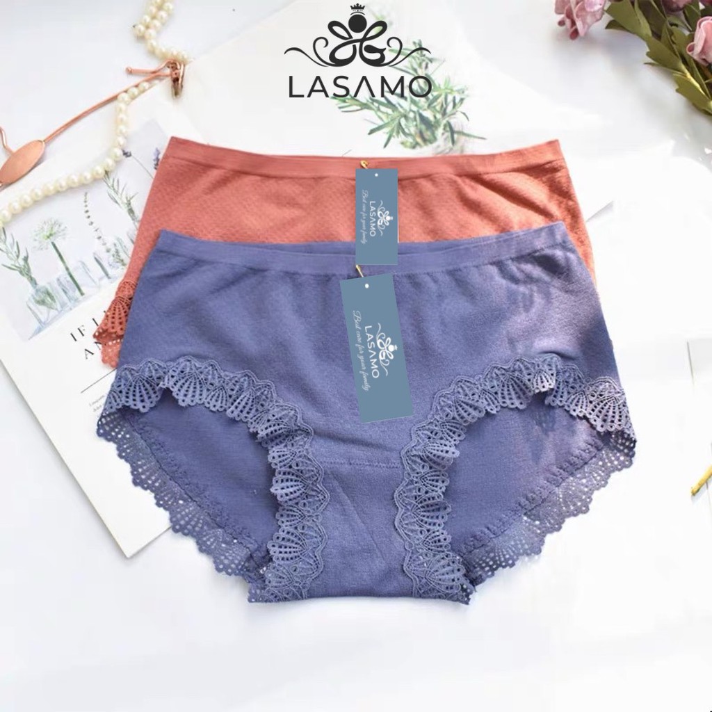 [Mã SRBACK010912 hoàn 20K xu đơn 50K] Quần lót su đúc thông hơi nữ cao cấp kháng khuẩn hãng LASAMO nhiều màu mã QLL004 | BigBuy360 - bigbuy360.vn