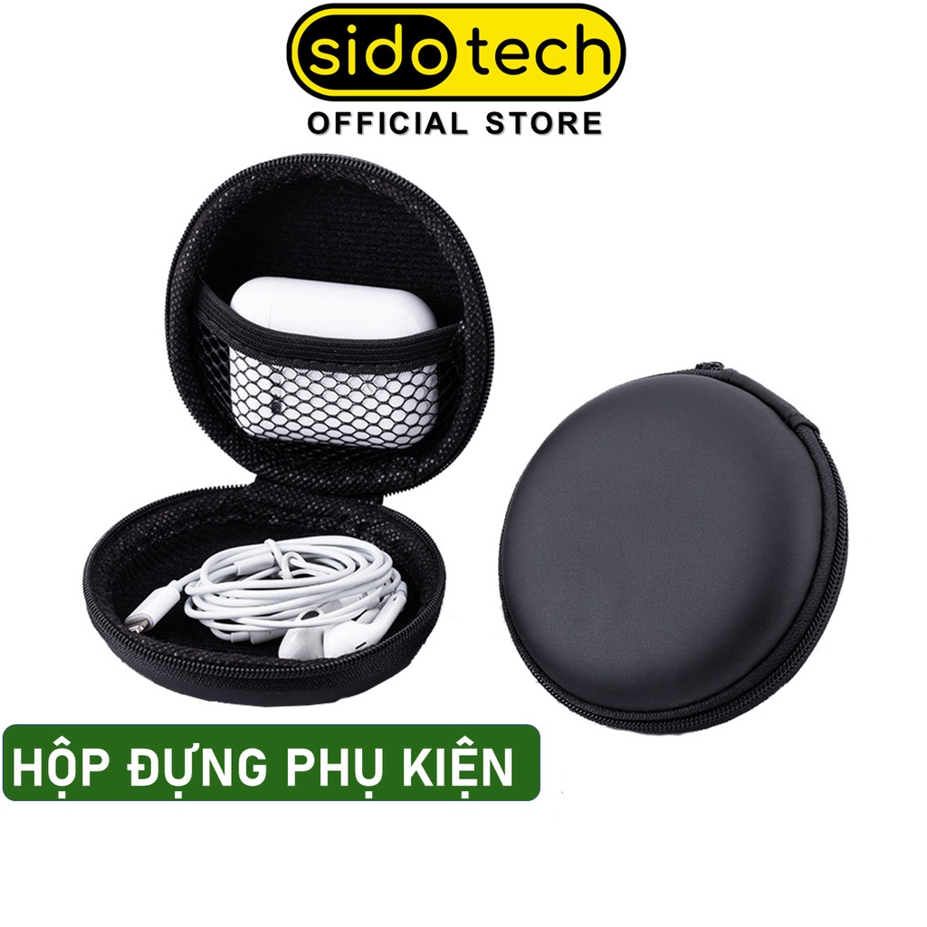 Hộp đựng phụ kiện Sidotech / Thẻ nhớ / Dây cáp sạc / USB / Chìa khóa / Vé xe / Có túi lưới kéo khóa chống nước chống bụi