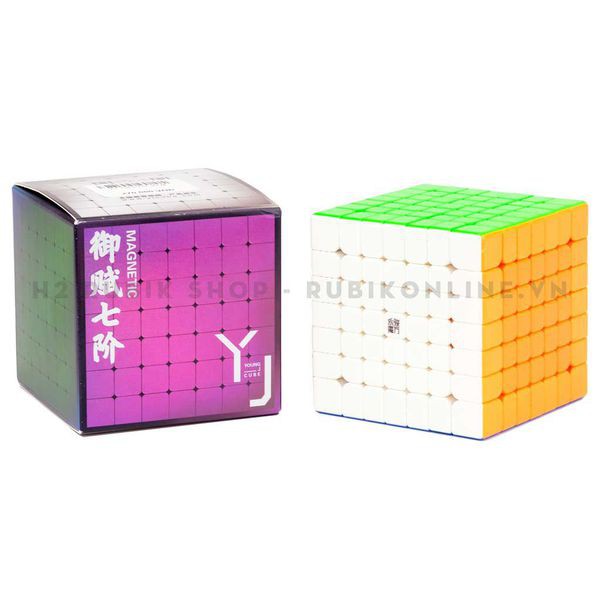 [Chính hãng] Rubik 7x7 có nam châm YJ YuFu 7x7 V2 M (có nam châm sẵn) nhựa màu bền bỉ