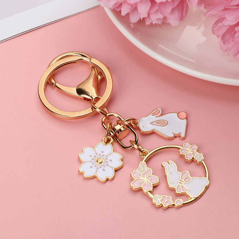 ROWANS Móc Khóa Hình Thỏ Dễ Thương