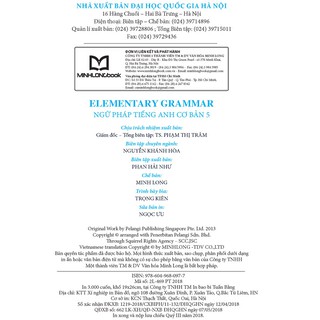 Elementary Grammar - Ngữ Pháp Tiếng Anh Cơ Bản Dành Cho Học Sinh (Workbook 5)