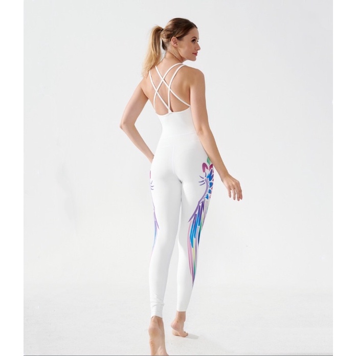 SÉT TẬP YOGA JUMPSUIT TINA SPORT WEAR TẶNG KÈM MÚT NGỰC CAO CẤP