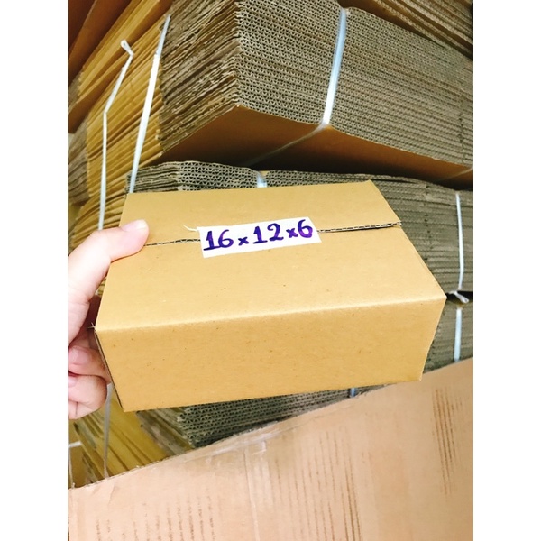 THÙNG CARTON 16x12x6 - THÙNG GIẤY GIÁ RẺ (1 HỘP)