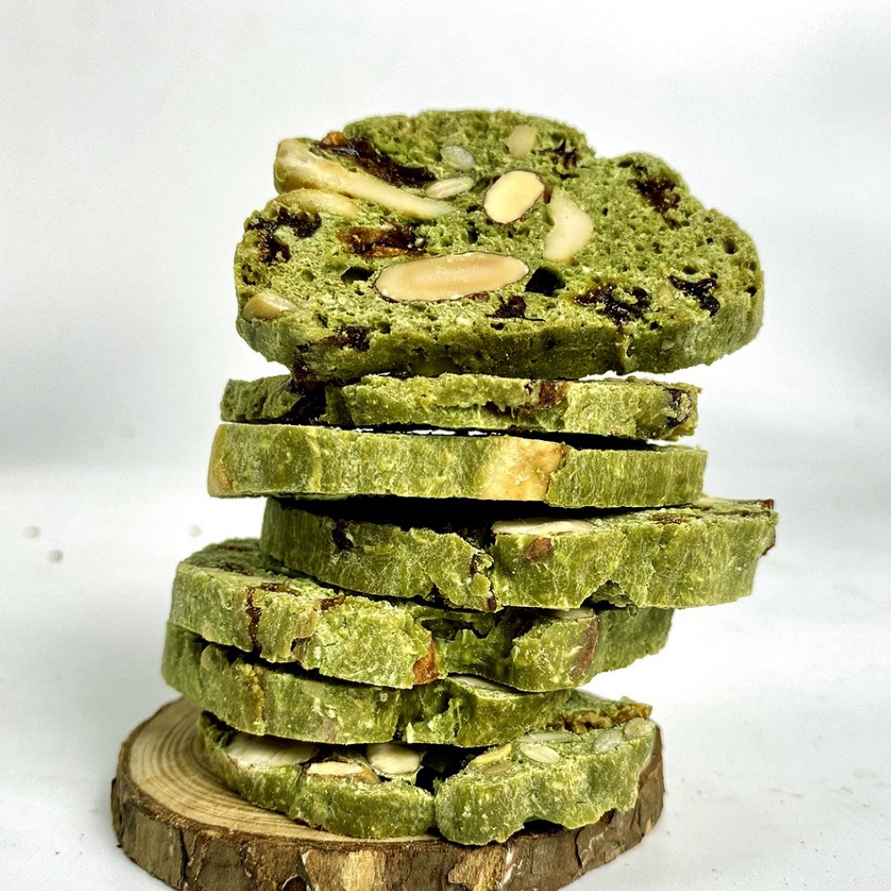 Bánh hạt dinh dưỡng TANU NUTS, bánh biscotti nguyên cám vị trà xanh giàu dinh dưỡng, giảm cân kiệu quả.
