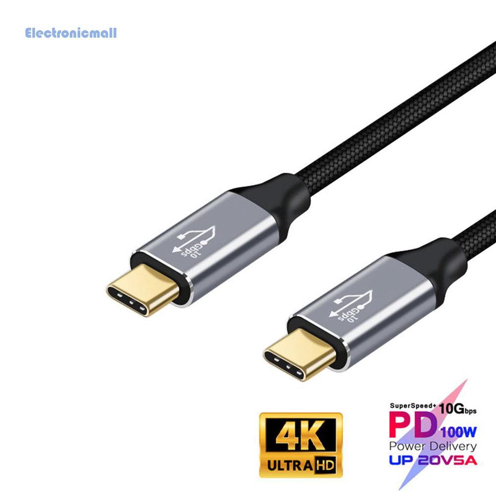 Dây Cáp Sạc Dữ Liệu Usb Loại C 100w 10gbps 4k Tiện Dụng | BigBuy360 - bigbuy360.vn