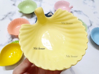 Dĩa sứ hình Con Sò Điệp