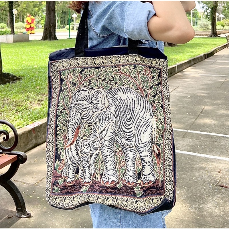 TÚI SI ĐEO VAI THỔ CẨM CON VOI