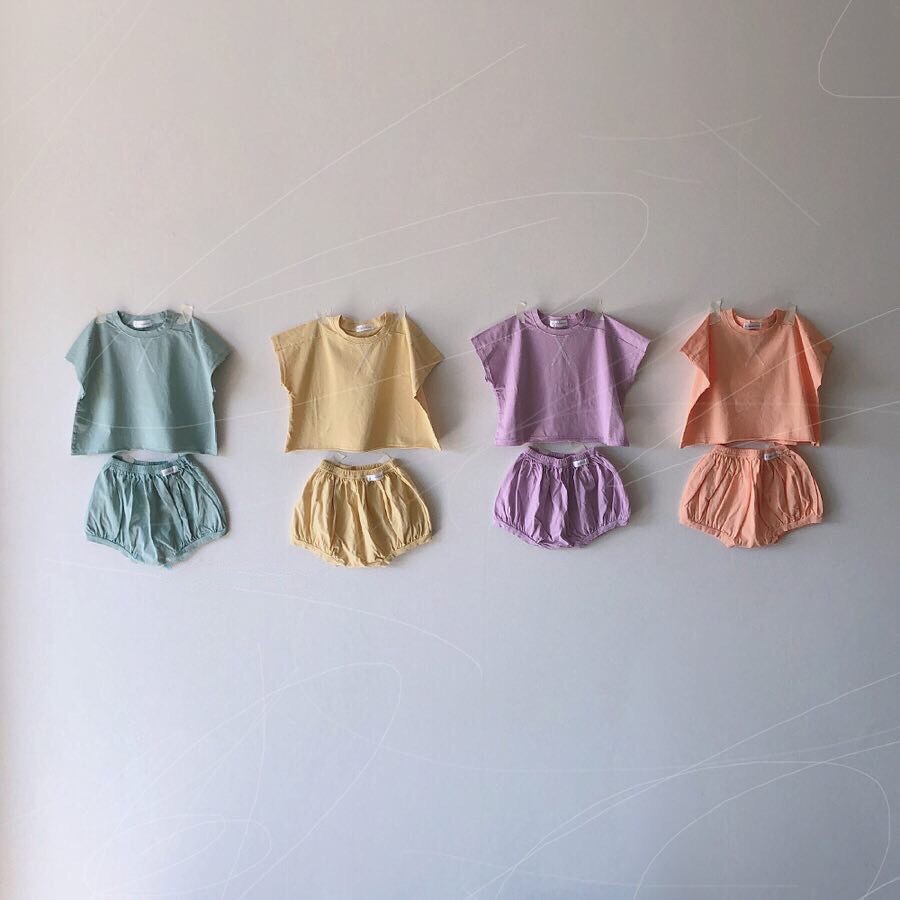 Bộ cộc tay cotton bé trai bé gái , quần áo cho bé mặc hè thanh hằng baby 5 kg đến13 Kg