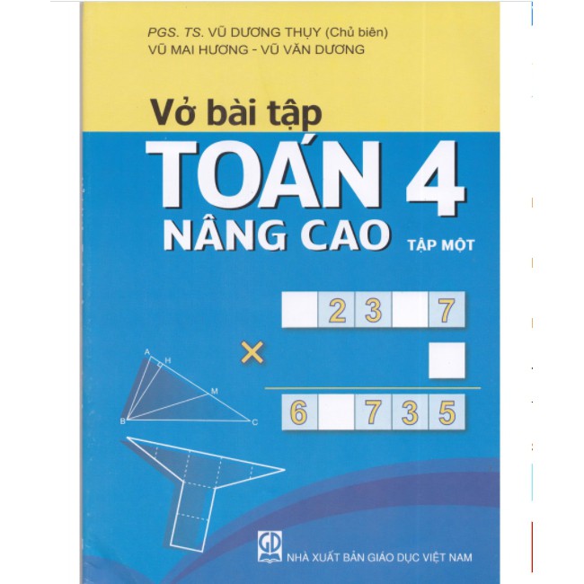 Sách - Vở Bài Tập Toán Nâng Cao 4 Tập 1