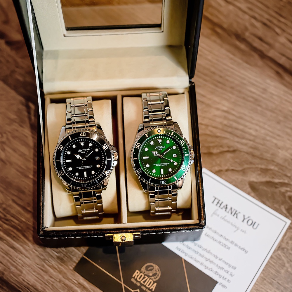Đồng hồ nam chính hãng đẹp thời trang cao cấp giá rẻ dây thép chống nước Rozida'1 DH04 | BigBuy360 - bigbuy360.vn