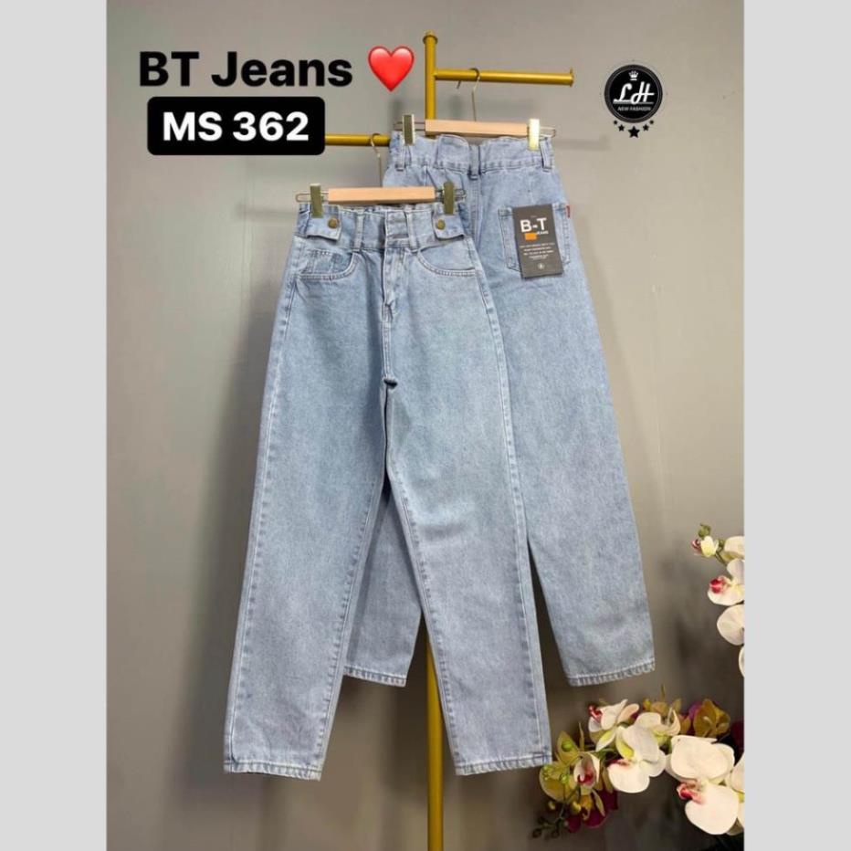 Quần jean cạp chun, quần baggy nữ lưng thun Lê Huy Fashion kiểu cách điệu lưng siêu đẹp MS 362 New !