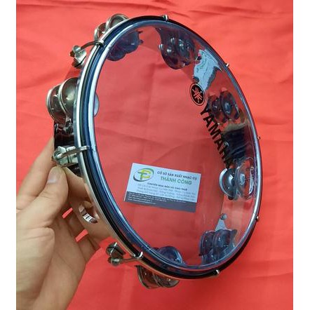 combo trống lục lạc-trống lục lạc inox - TAMBOURINE YAMAHA - KÈM TÚI - THIẾT BỊ ĐOÀN ĐỘI