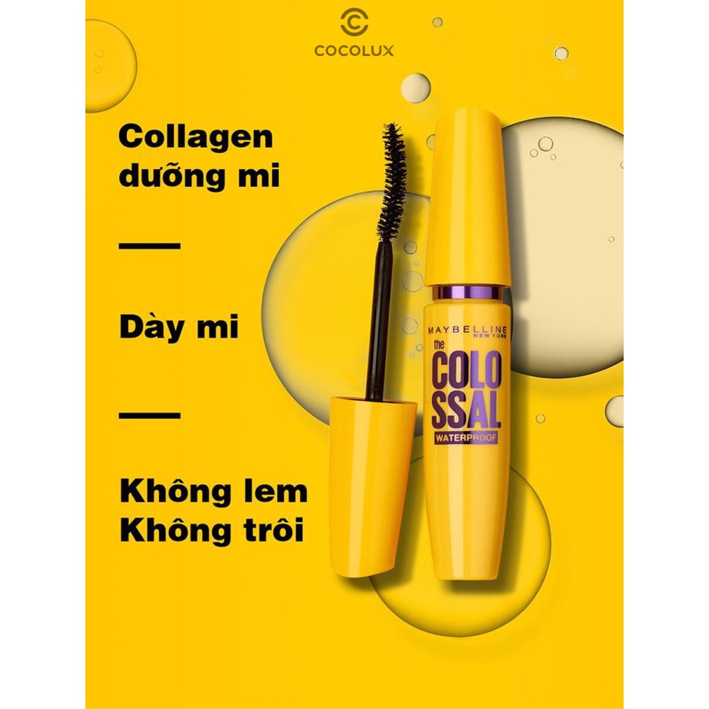 [Công Ty, Tem Phụ] Mascara Colossal Mag Num Maybelline [COCOLUX] | BigBuy360 - bigbuy360.vn