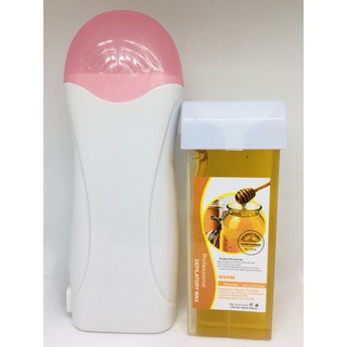 [Tặng 01 sáp was+ 05 Giấy was lông] Máy was lông Mini Depilatory Heater