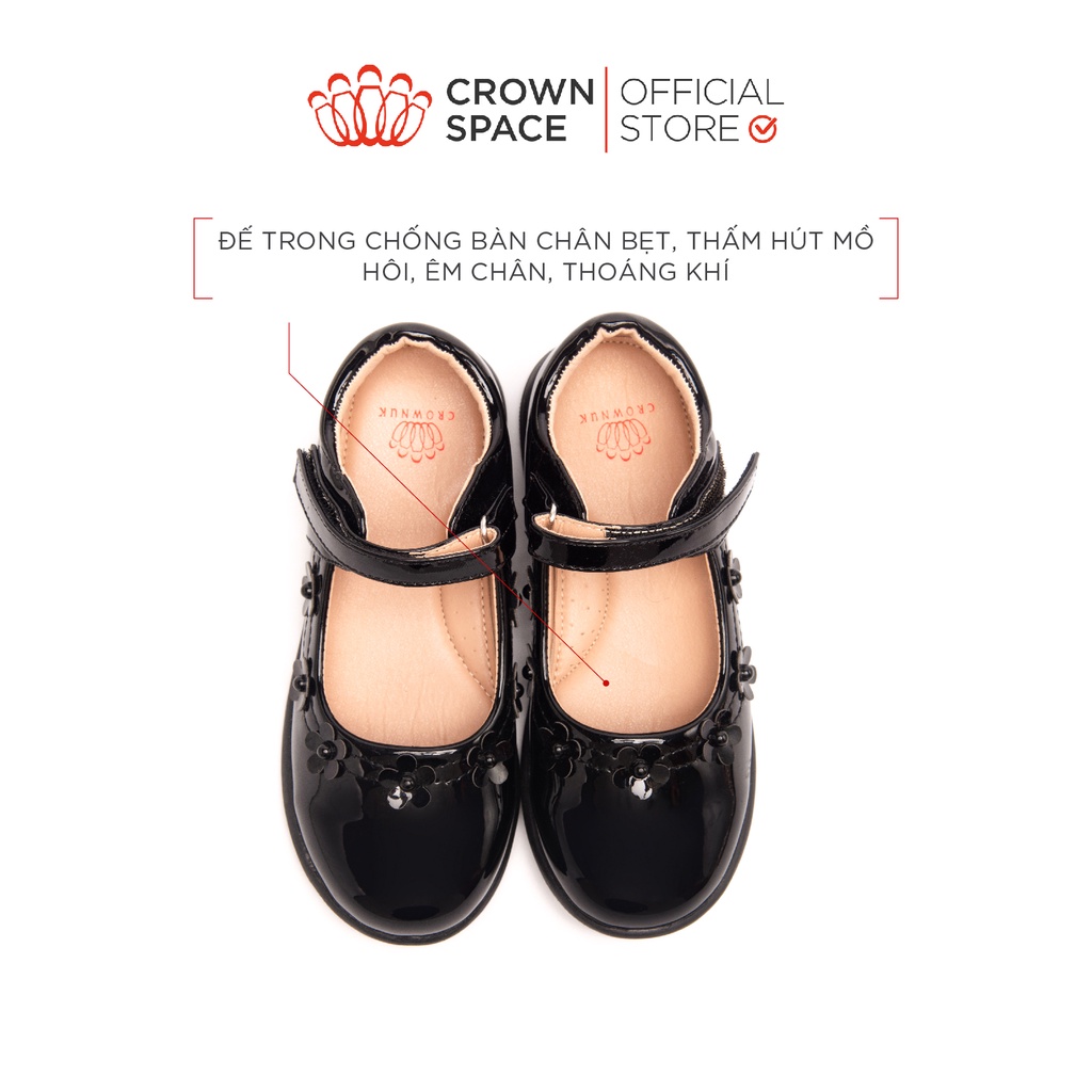 Giày Búp Bê Đi Học Bé Gái Crown Space School Shoes CRUK3049 Size 29-38- PHIÊN BẢN CAO CẤP PREMIUM