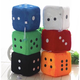 Xúc xắc bọc nhung 10cm