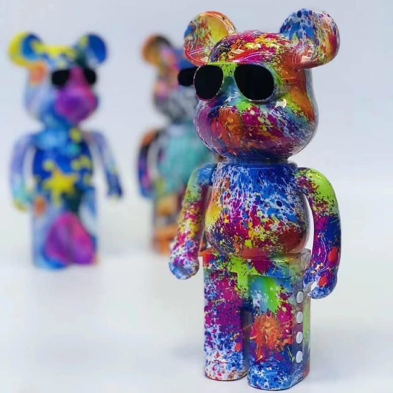 Loa Bluetooth Gấu Bearbrick Nghe Nhạc cực hay, Loa bluetooth Gấu Mini B5 Màu Sắc Mẫu Mới 2022