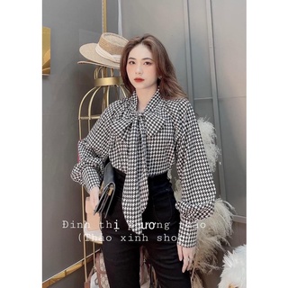 Sơmi lụa ziczac