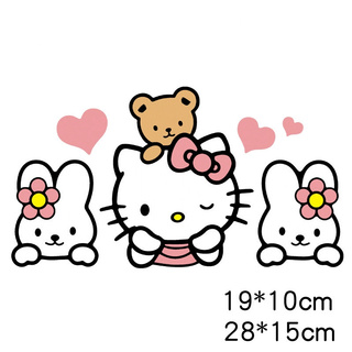 Decal DáN Hello Kitty PhảN Quang Cho Xe Hơi / Xe MáY
