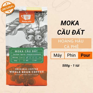 Cà phê cao cấp MOKA Cầu Đất thượng hạng, 100% cafe mộc rang xay, pha phin máy-500g hạt,bột từ - Bale