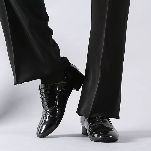 Giày da nam khiêu vũ dance đế lông