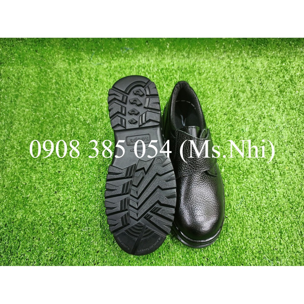 Giày bảo hộ lao động Kcep chất liệu da bò mũi thép đế cao su- Kiểu dáng đa dạng- Hình thật