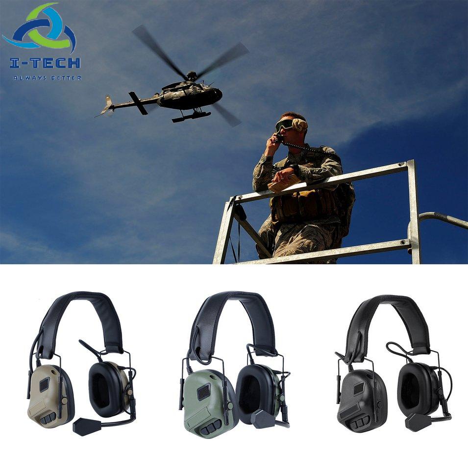 ⚡Khuyến mại⚡Tactical Headset Game Headphone Fifth Generation Chip Headset Removable Design For Hunting Tactical Games